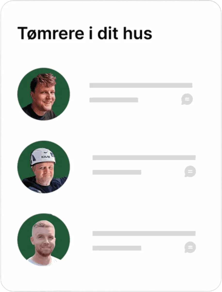Tømrere i dit hus – mød håndværkerne